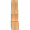 Ekena Millwork Saratoga Smooth Timber Gable Bracket, Western Red Cedar, 60"W x 22"H x 5 1/2"D x 5 1/2"F, 9/12 Pitch GBW060X22X0606SAR00SWR - alternate 3